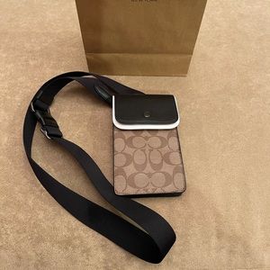 Coach North/South Phone Crossbody Bag